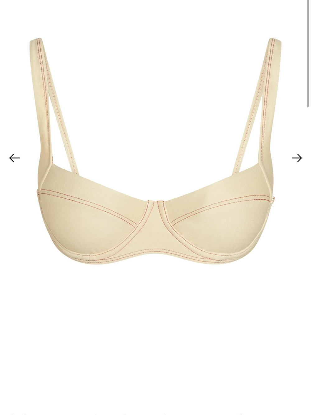 Monday Swimwear Sorrento Top in Champagne Denim